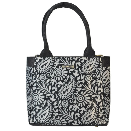 Bolso de hombro y bandolera grande de mujer Angie Garigol Negro | CHULA Tulum