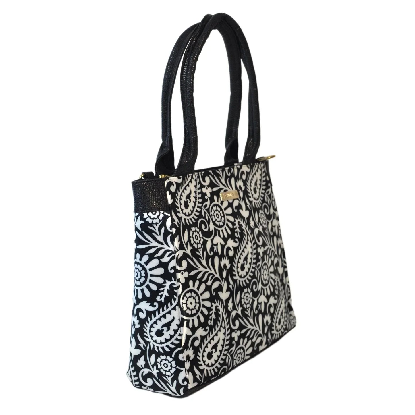 Bolso de hombro y bandolera grande de mujer Angie Garigol Negro | CHULA Tulum