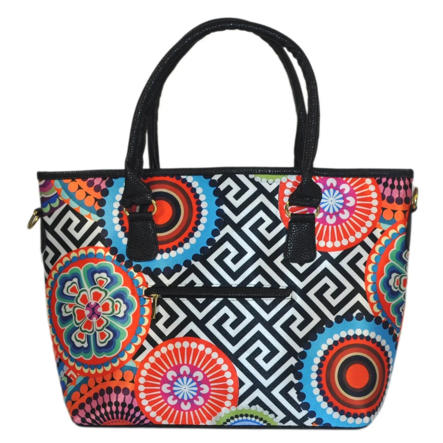 Bolso de hombro y bandolera grande Tania Círculos | CHULA Tulum