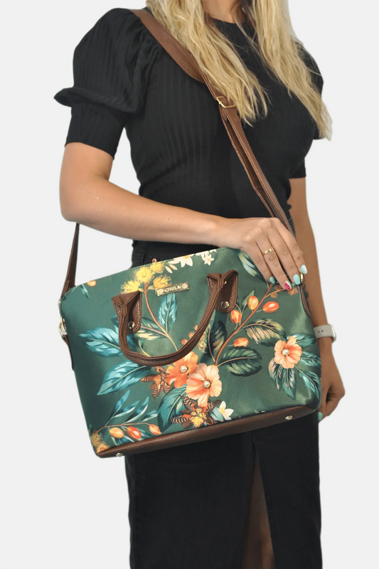 Bolso de mano y bandolera grande Lucia Gardenia | CHULA Tulum