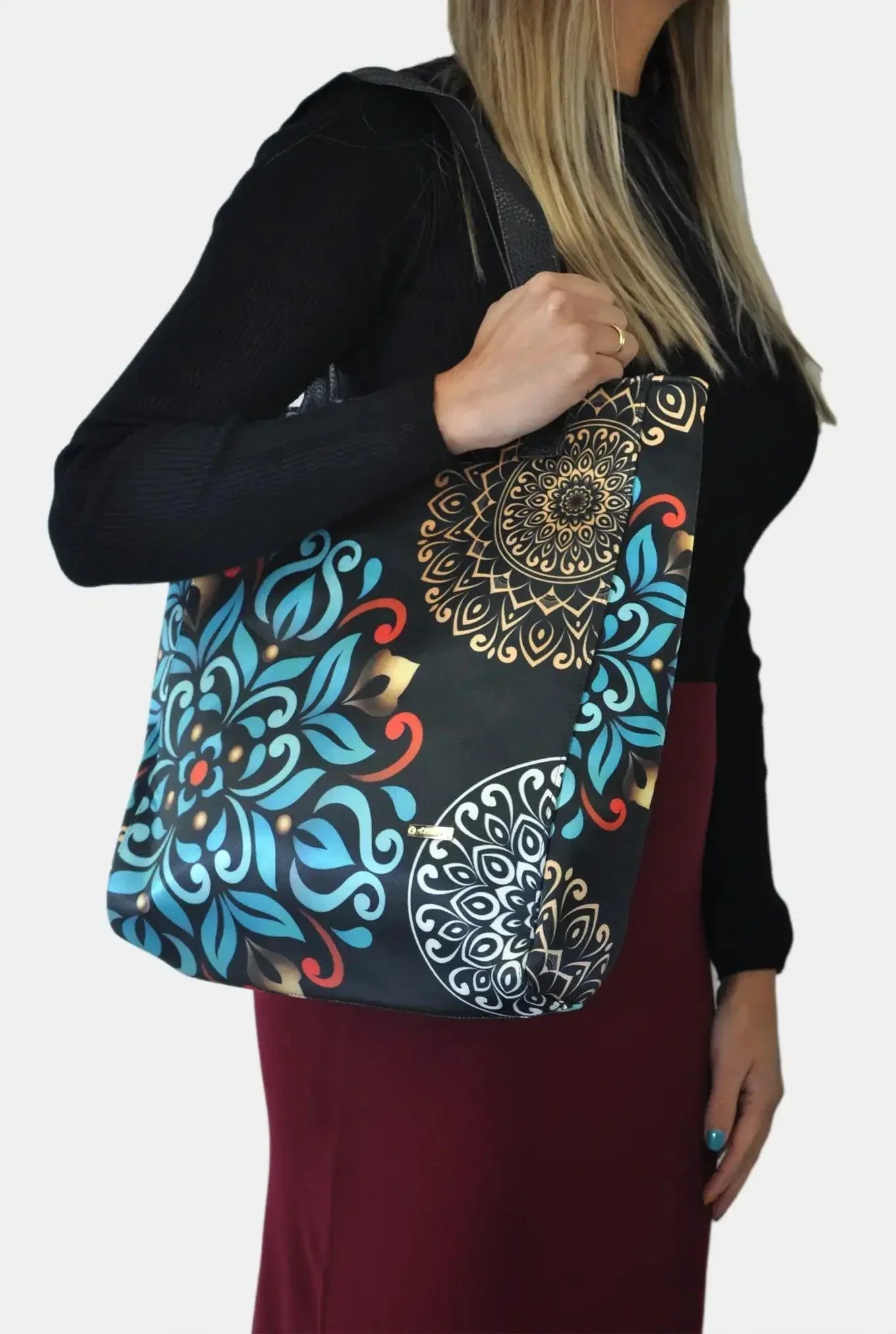 Bolso de mujer Shopper grande Opal Tote Mandala Invernal | CHULA Tulum