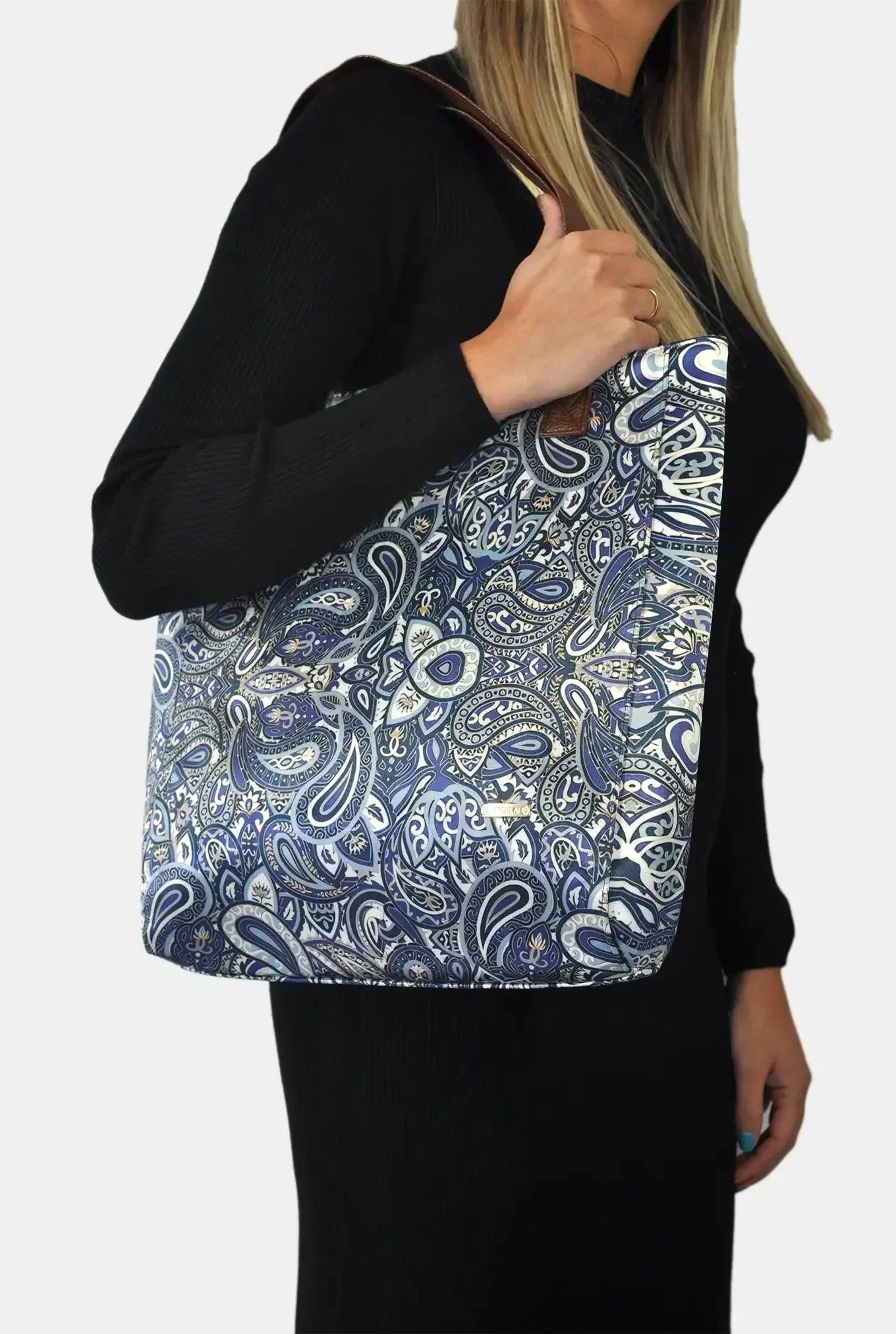 Bolso de Mujer Shopper Grande Opal Tote Garigol Morado | CHULA Tulum