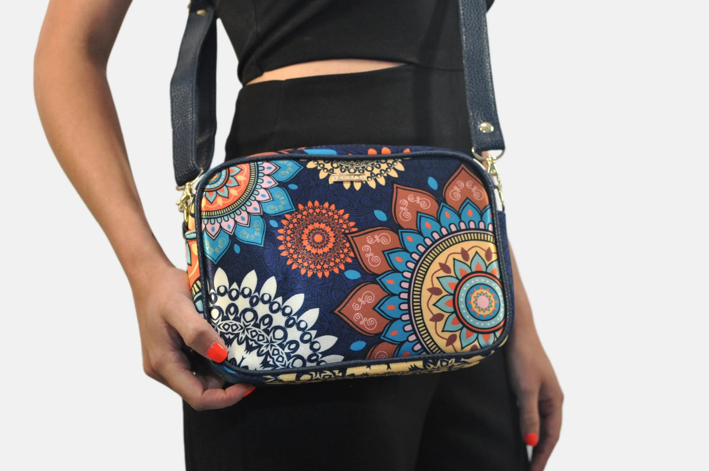 Bolso bandolera pequeño MIA Shoulder Mandala Flor | CHULA Tulum