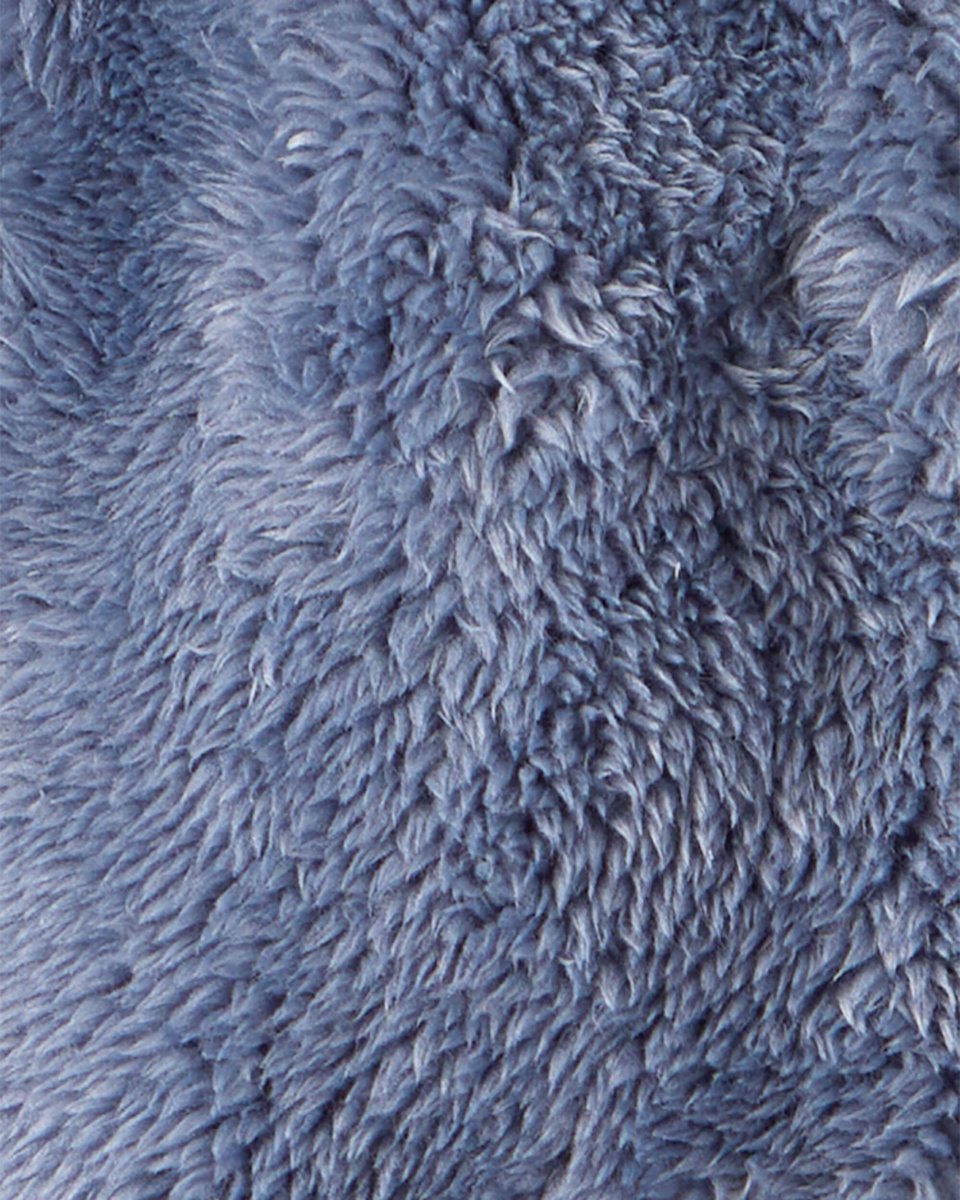 Chaqueta de sherpa azul