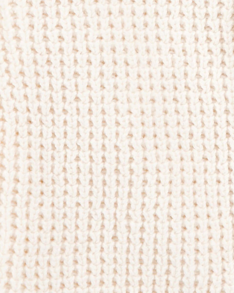 Chaqueta punto canalé capucha diseño oso