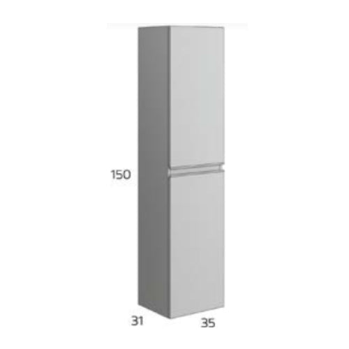 Mueble baño 3 cajones Madison Top interiores textil nude