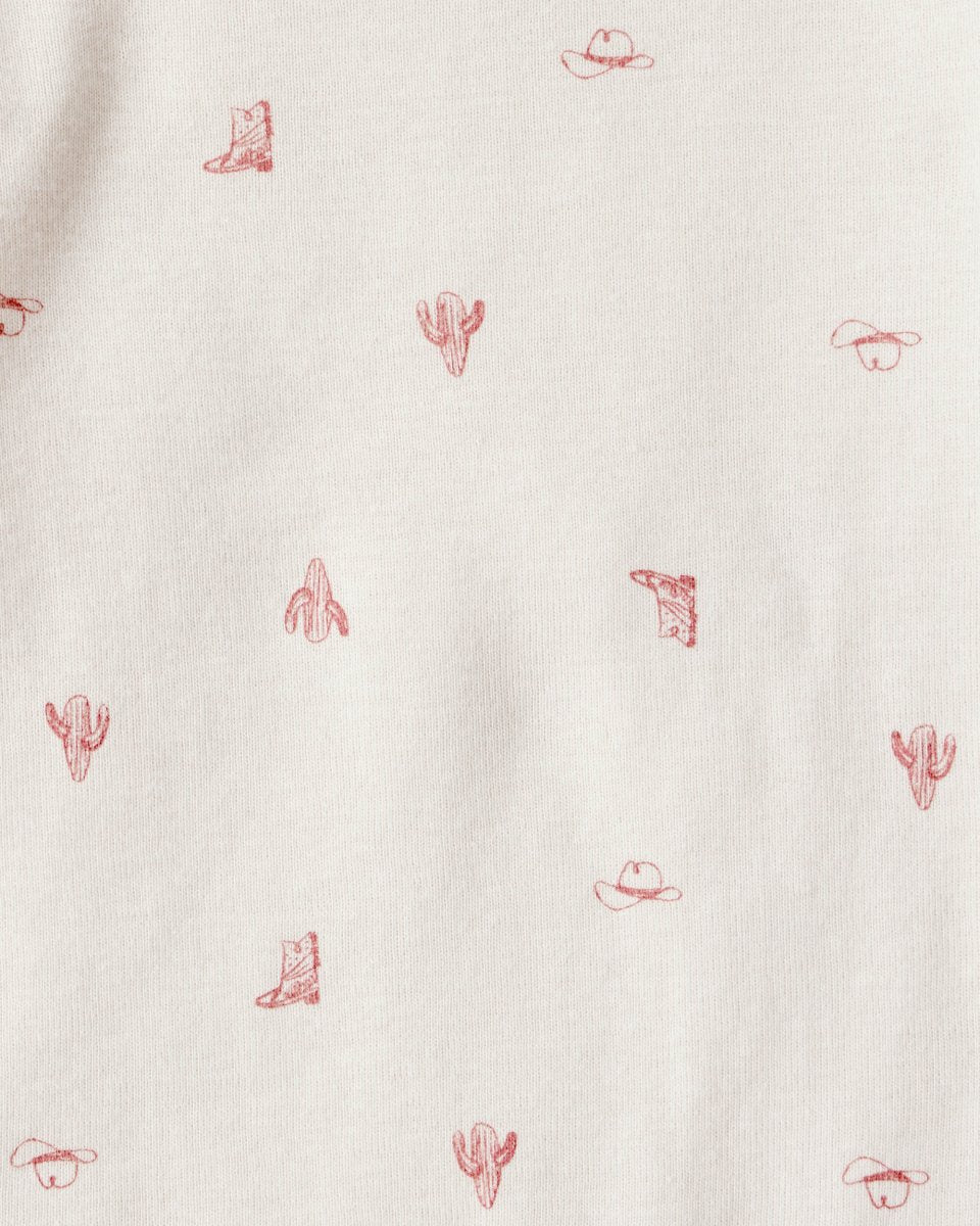 Conjunto de tres piezas con cárdigan rosa de cuadros, body y pantalón