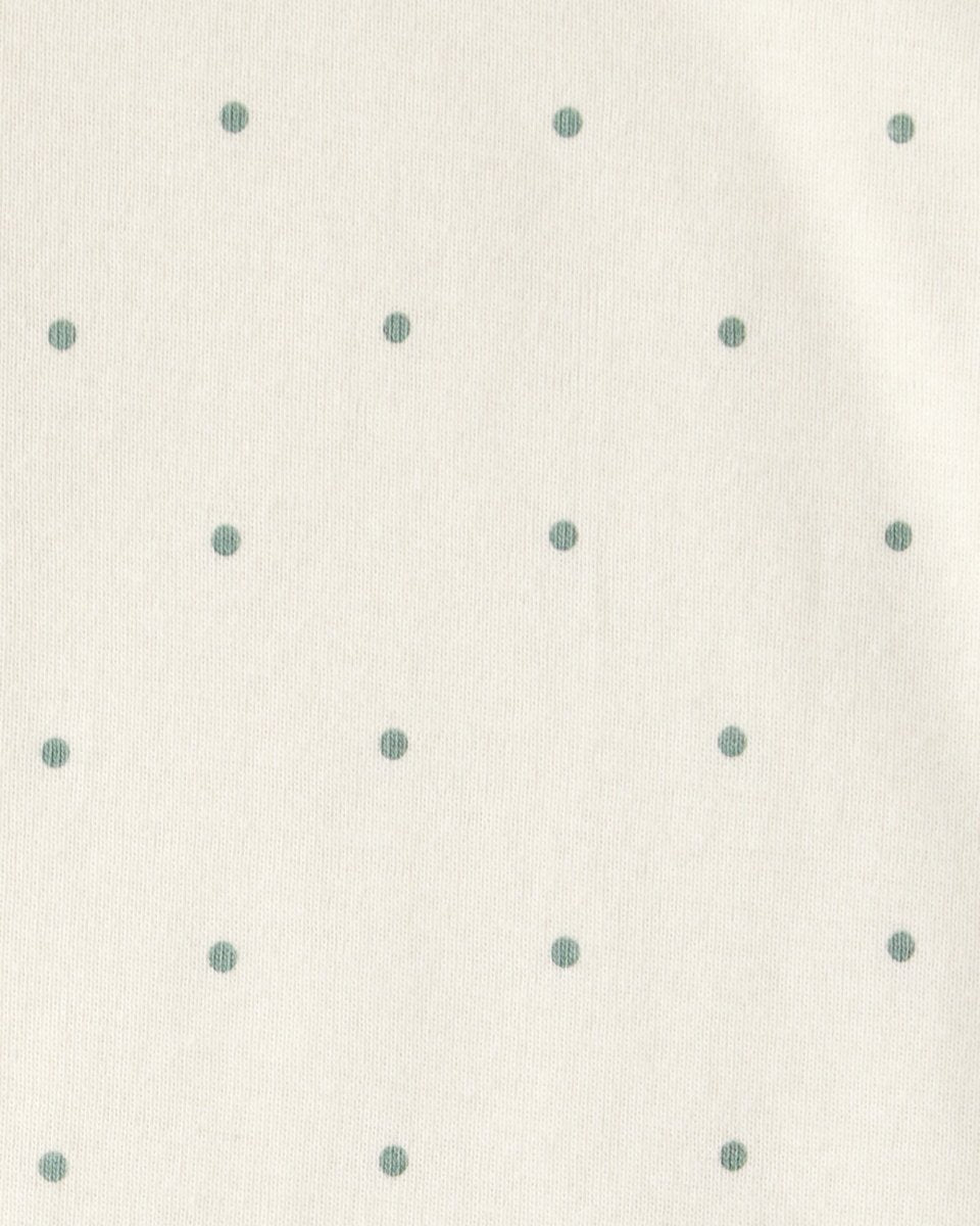 Conjunto 3 piezas cárdigan verde menta, body floral y pantalón