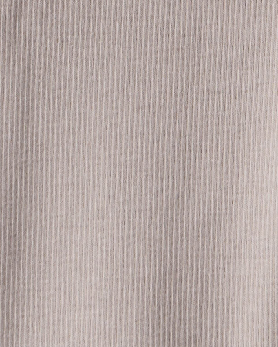 Conjunto tres piezas chaleco con oso, body y pantalón marfil