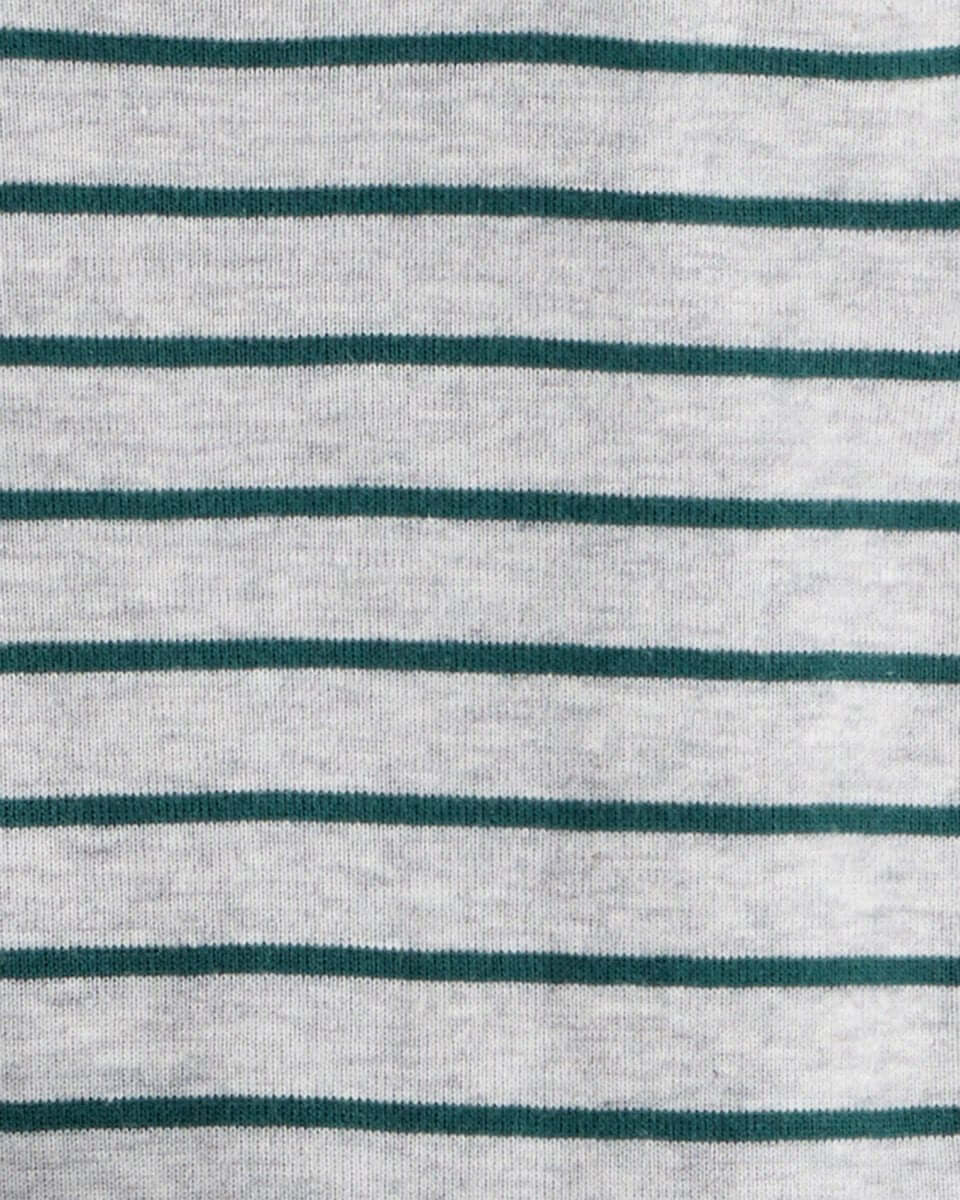 Conjunto tres piezas chaleco de forro polar, body y pantalón verde