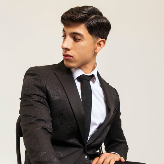 Dala · corbata negra suave
