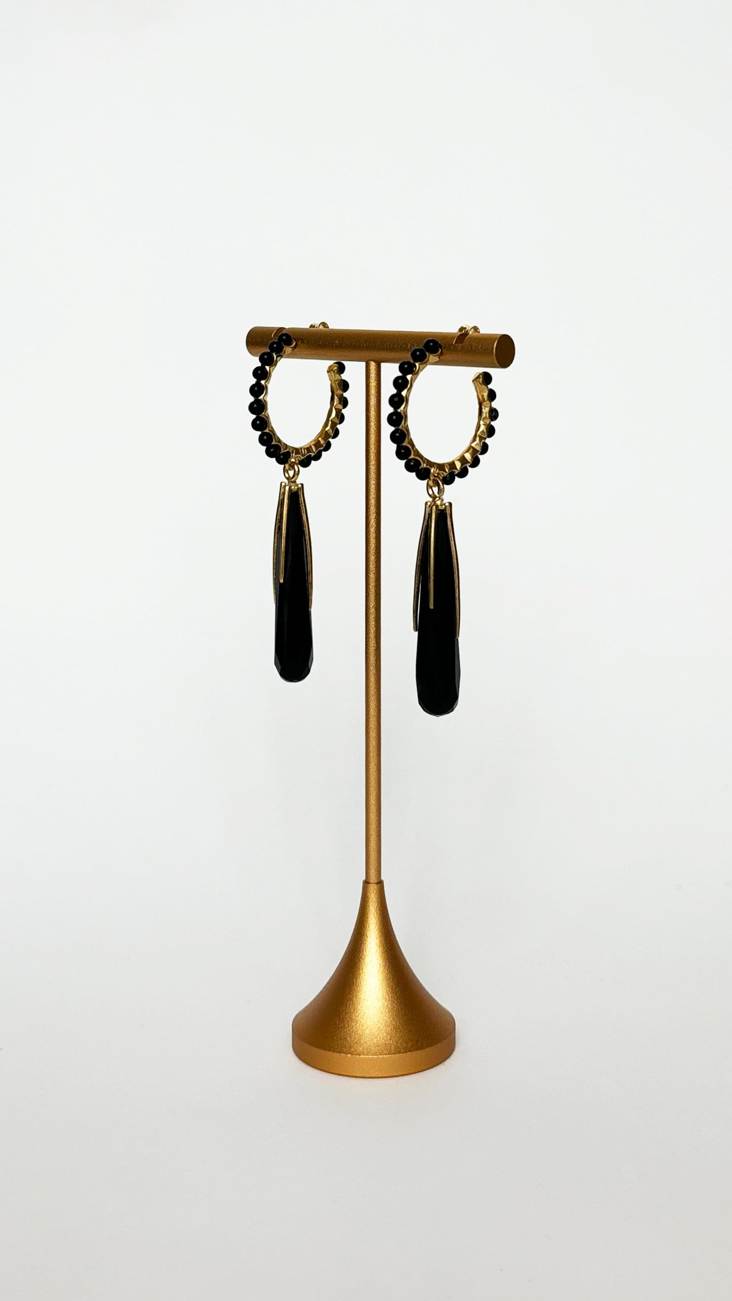 Mourning Earrings in Black