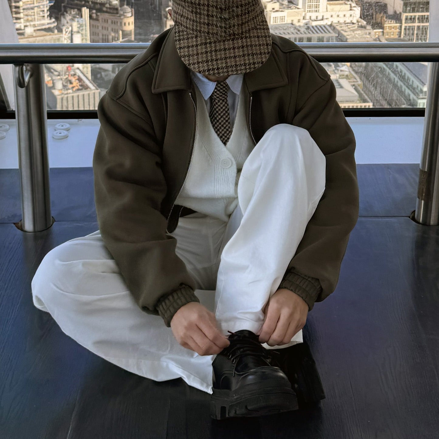 Finlandia · corbata de lana gallo