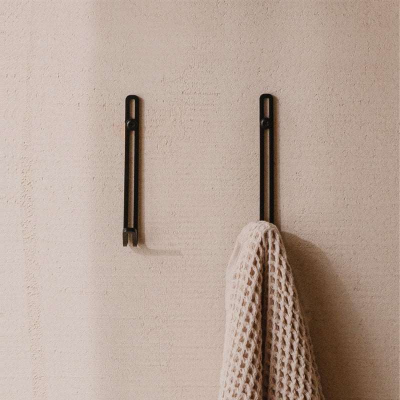 Gancho de pared en acero inoxidable negro beige o blanco