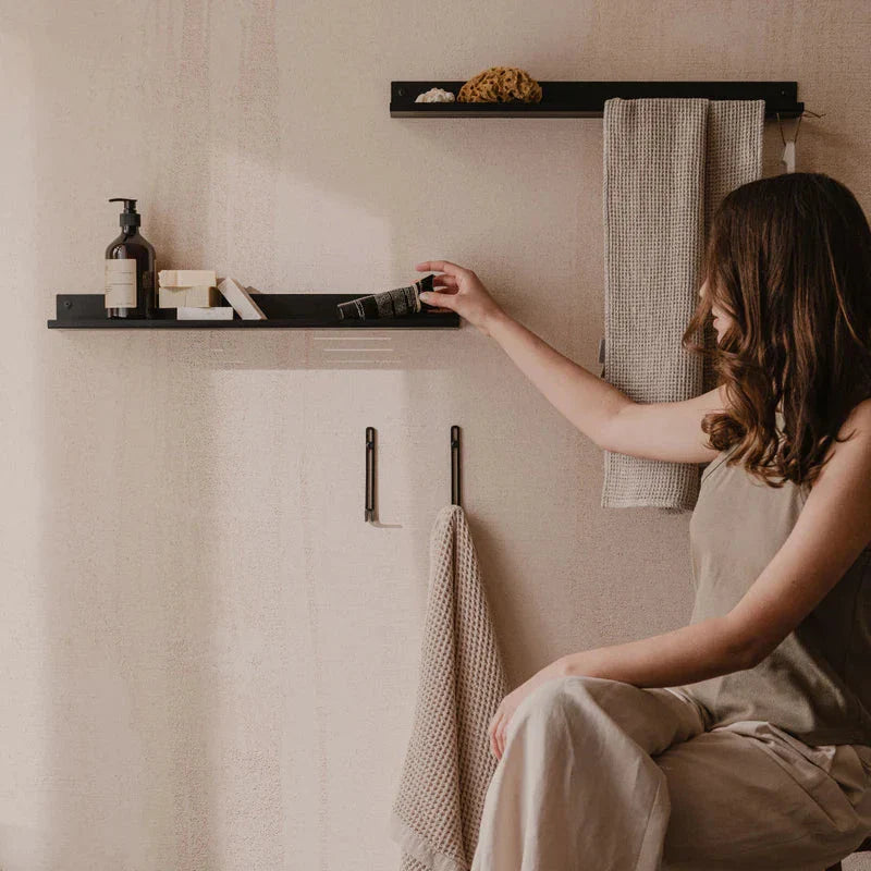 Gancho de pared en acero inoxidable negro beige o blanco