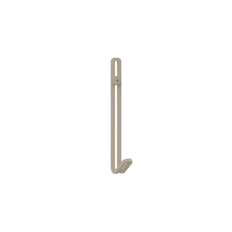 Gancho de pared en acero inoxidable negro beige o blanco