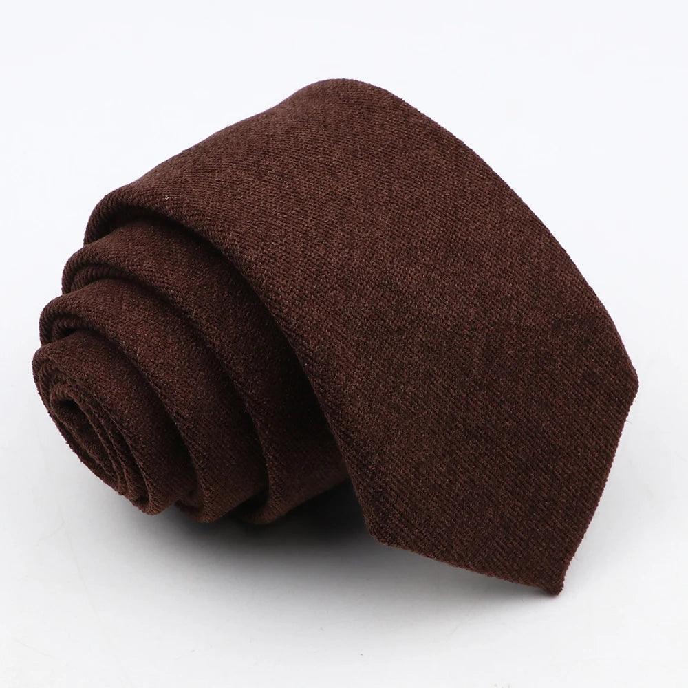 Gobi · corbata marrón chocolate suave