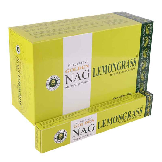 incienso golden nag lemongrass vijayshree