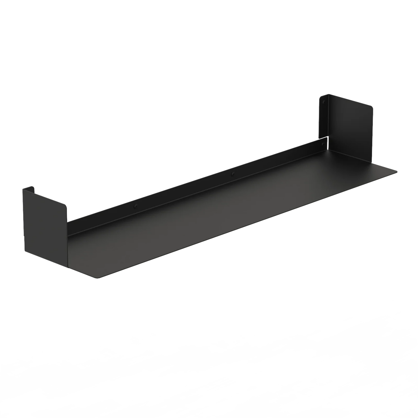 Estantería de pared en acero inoxidable negro beige o blanco