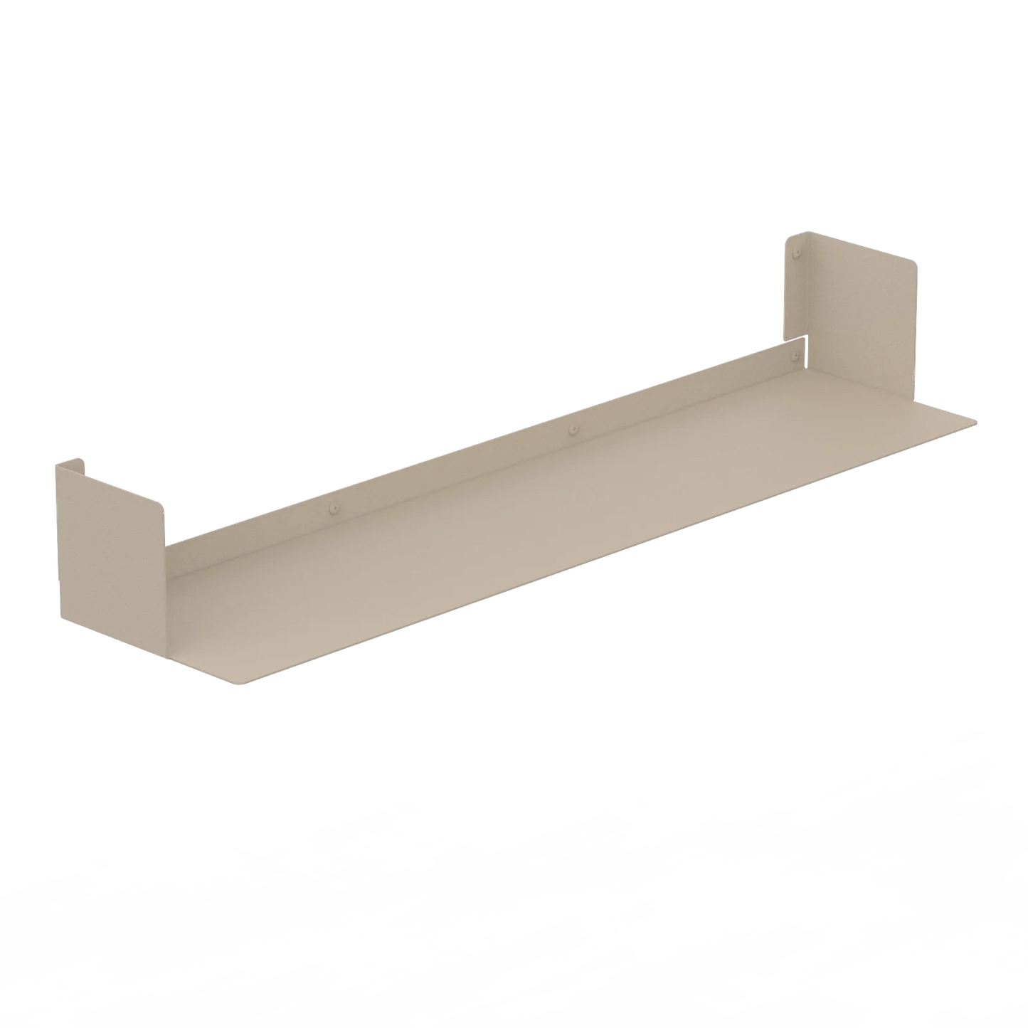 Estantería de pared en acero inoxidable negro beige o blanco