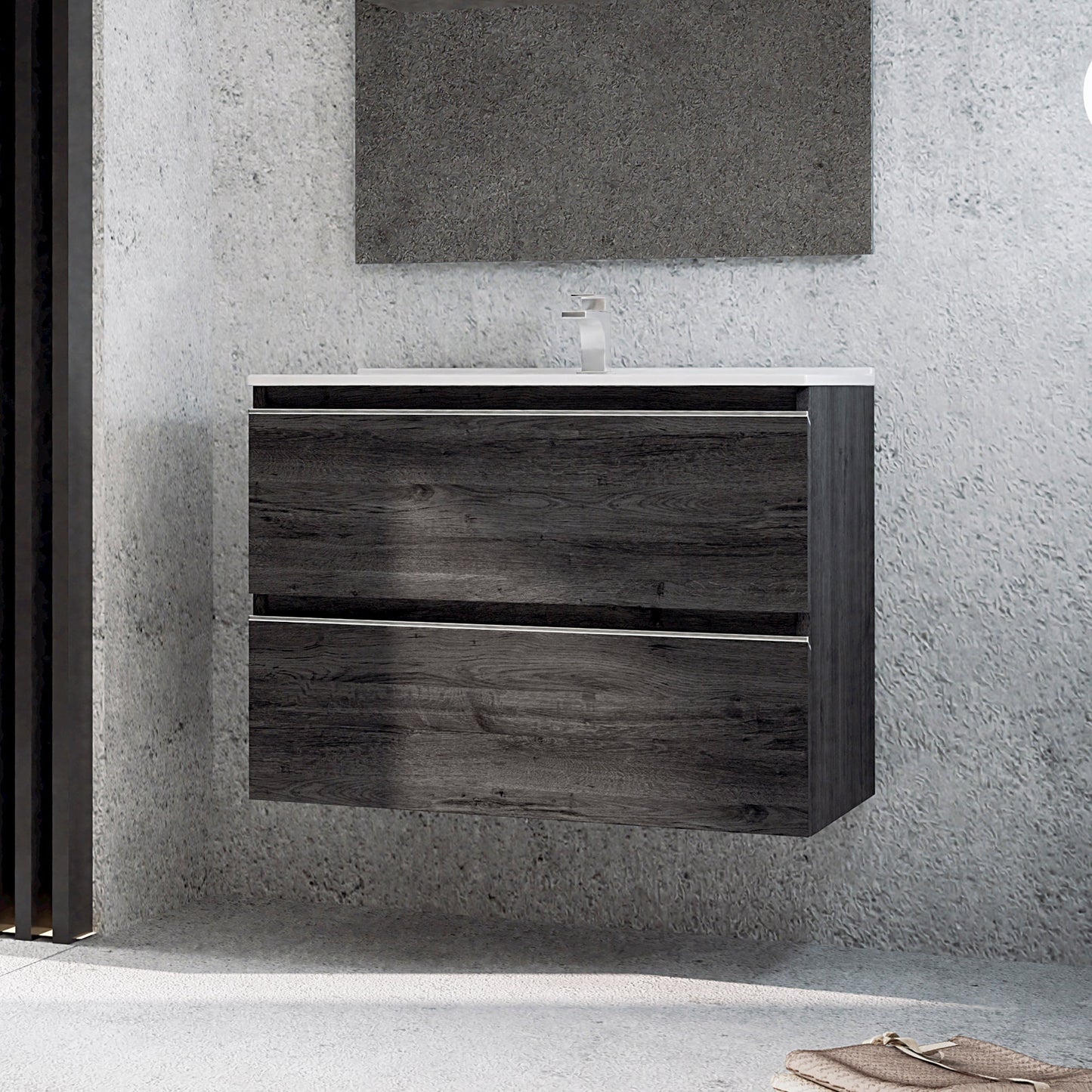 BATHME MADISON TOP Mueble de Baño con Lavabo Ebony