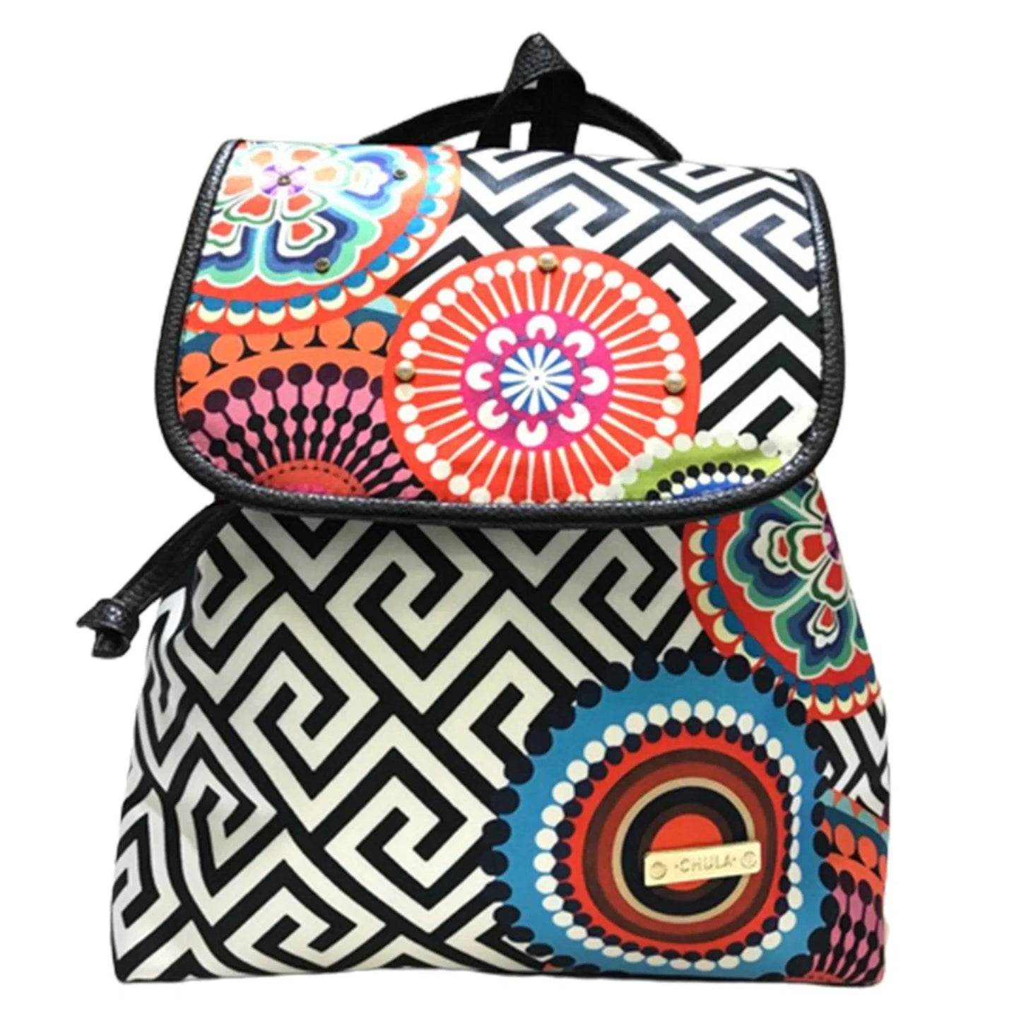 Mochila de Mujer grande BagPack Celine Círculos | CHULA Tulum