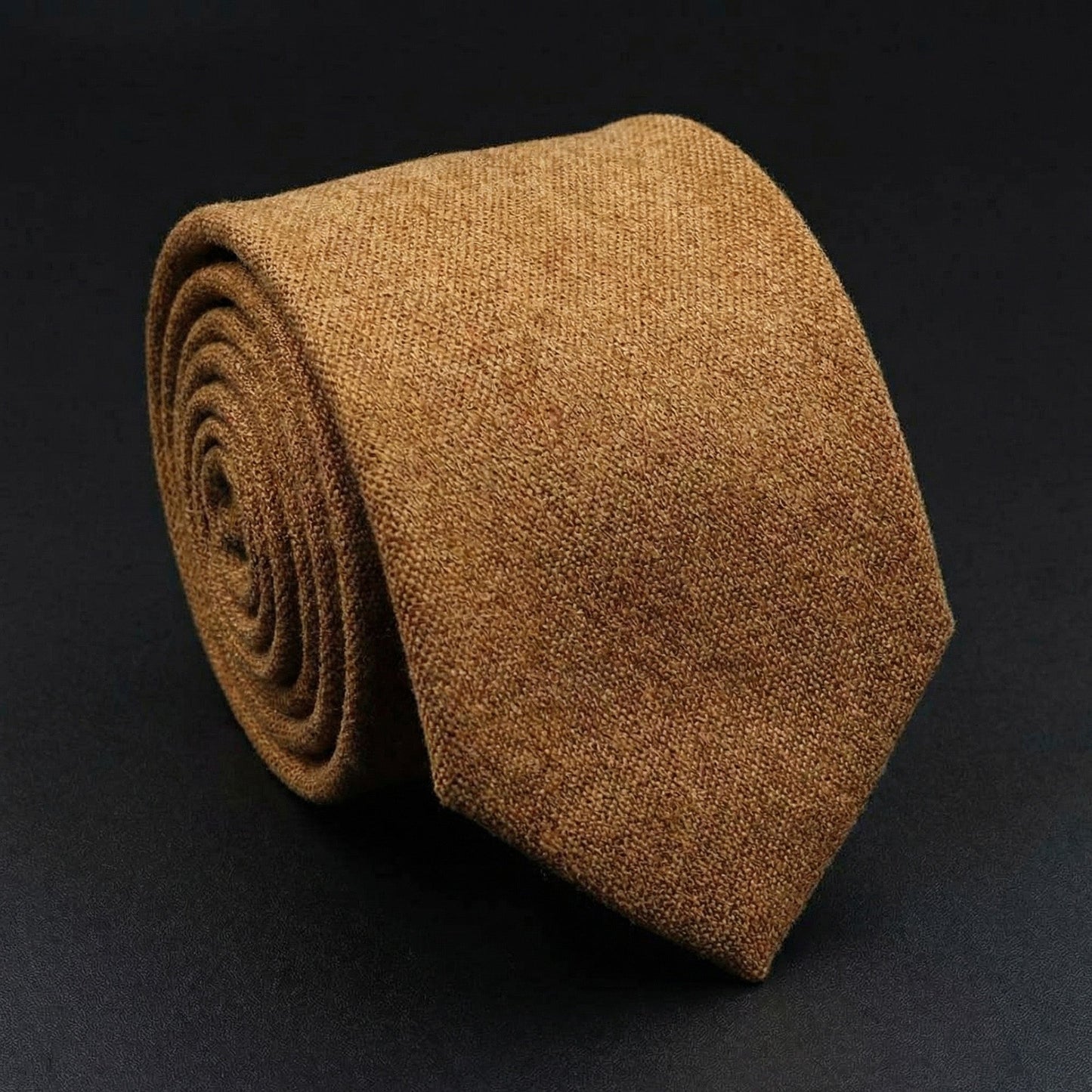 Mojave · corbata marrón café suave