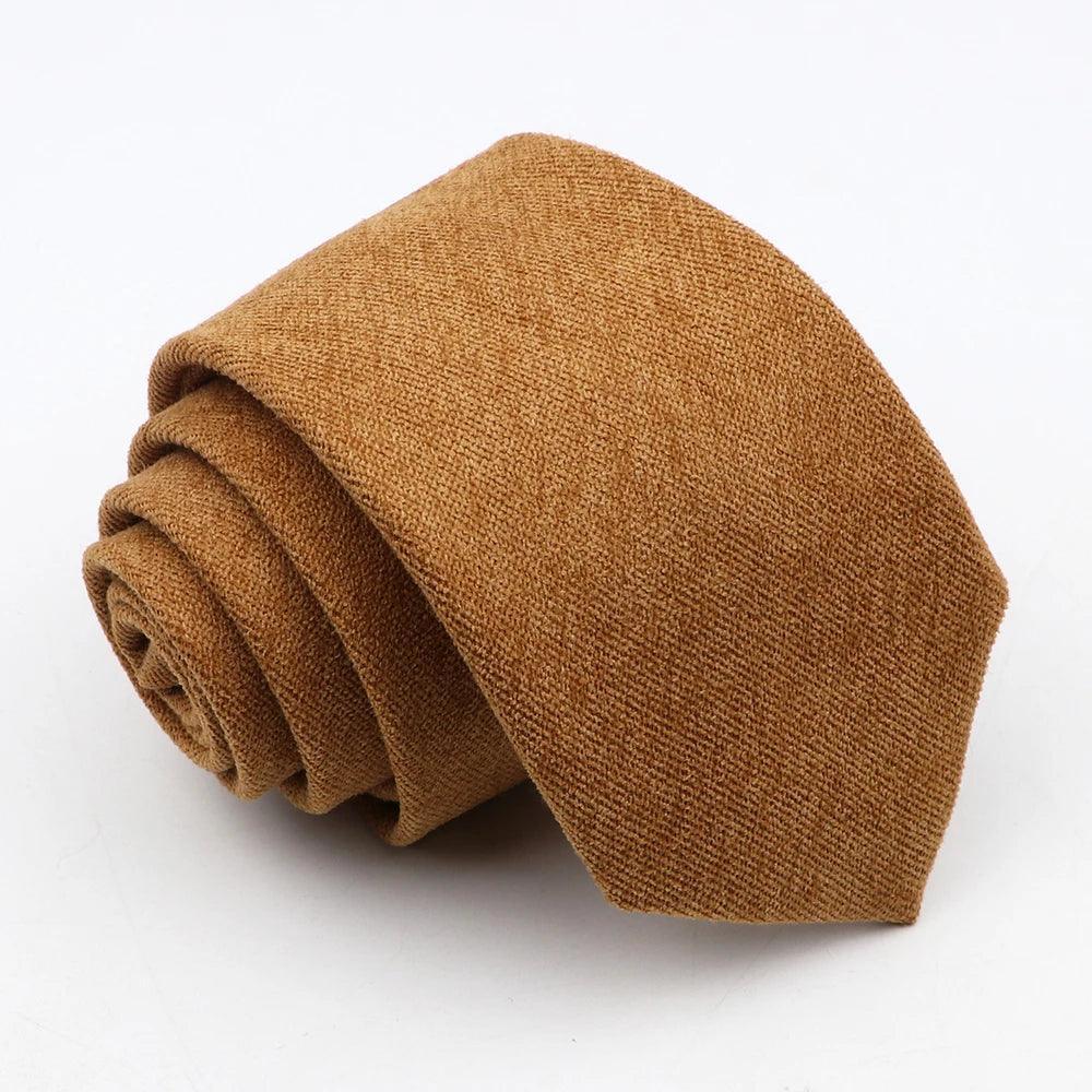 Mojave · corbata marrón café suave