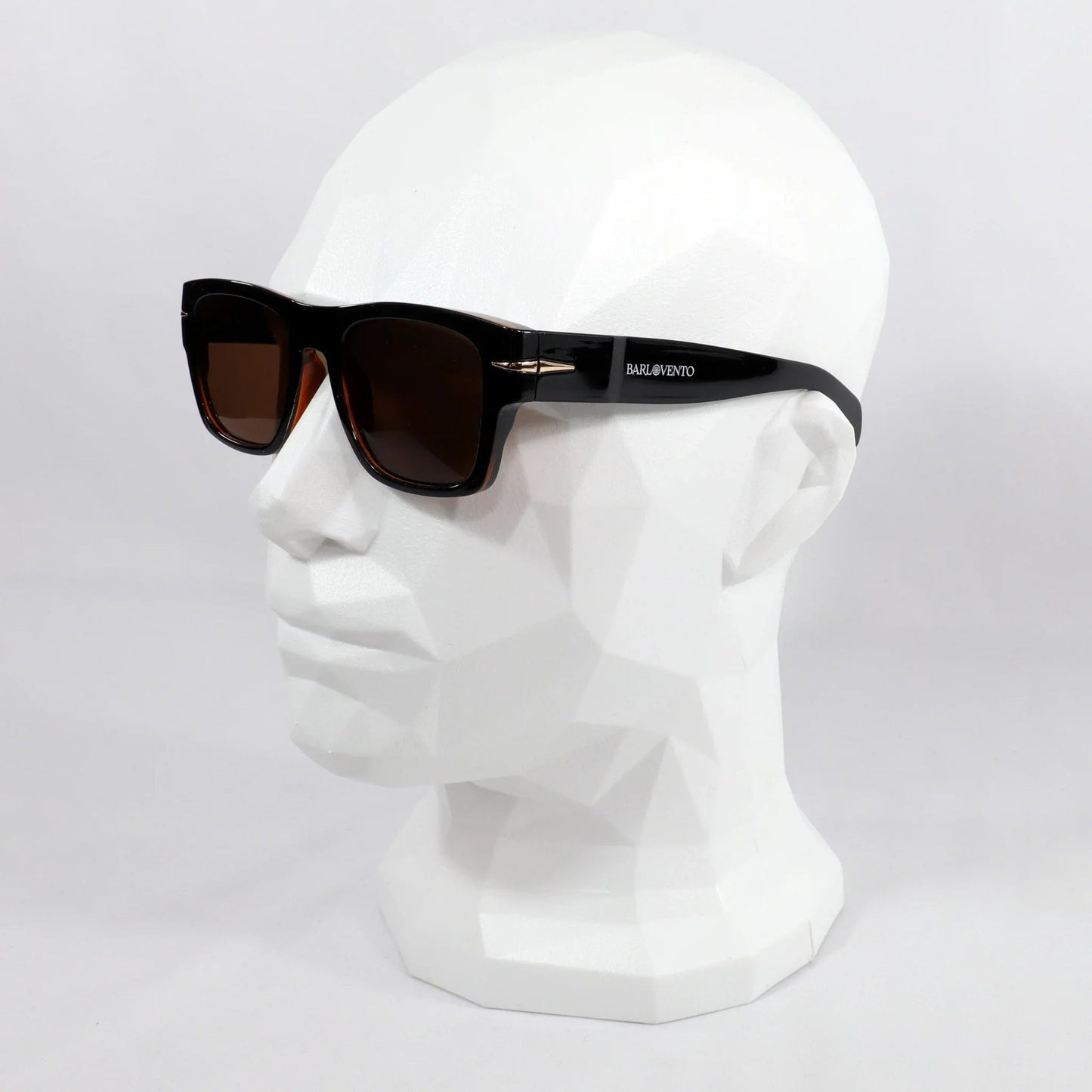 Mónsul · gafas de sol negras retro premium con lentes marrones