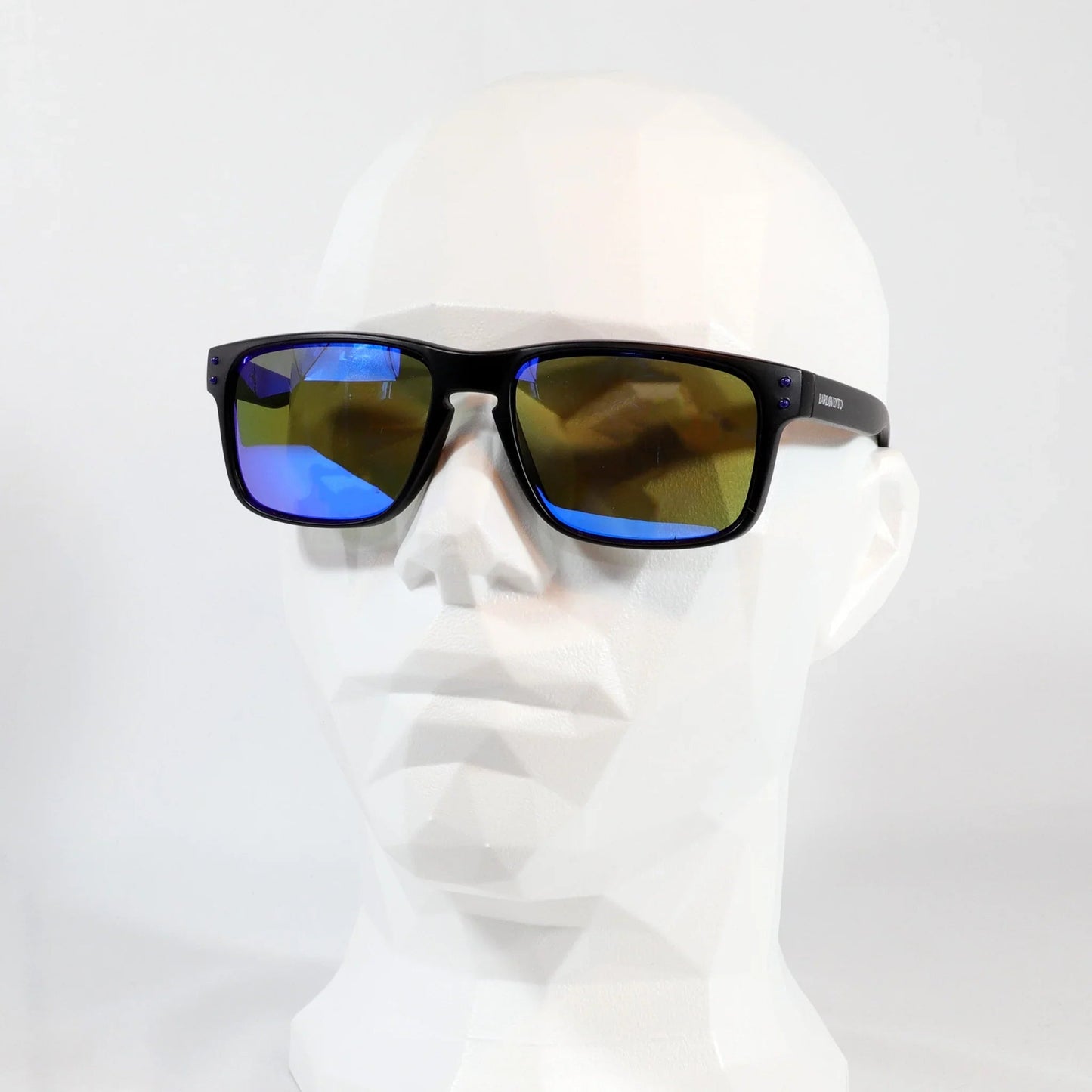 Montijo · gafas de sol negras con lentes azules reflectantes