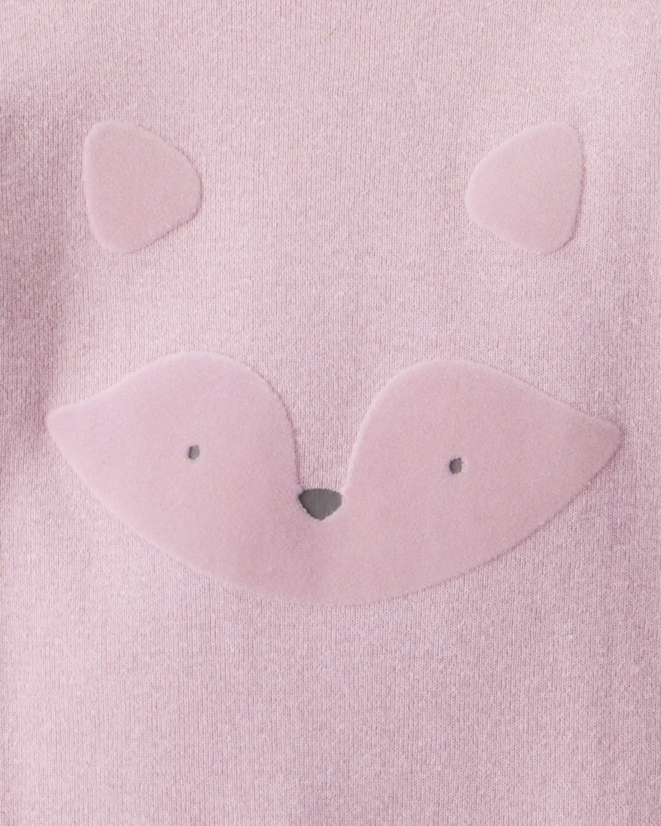 Pack 4 bodies de manga larga con koalas y zorros lila/rosa