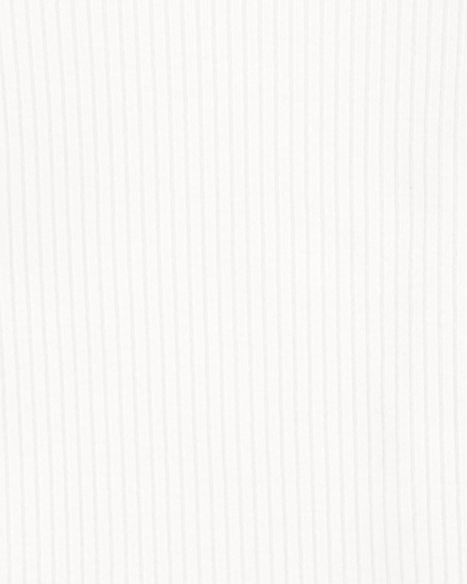 Pack de cuatro bodies de manga larga de canalé en colores del arcoíris