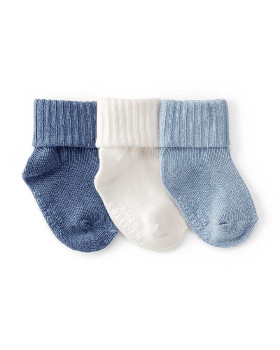 Pack tres calcetines azul