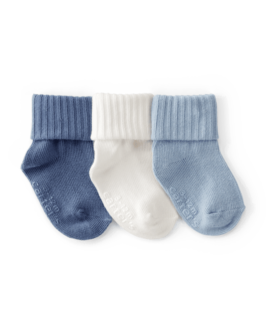 Pack tres calcetines azul