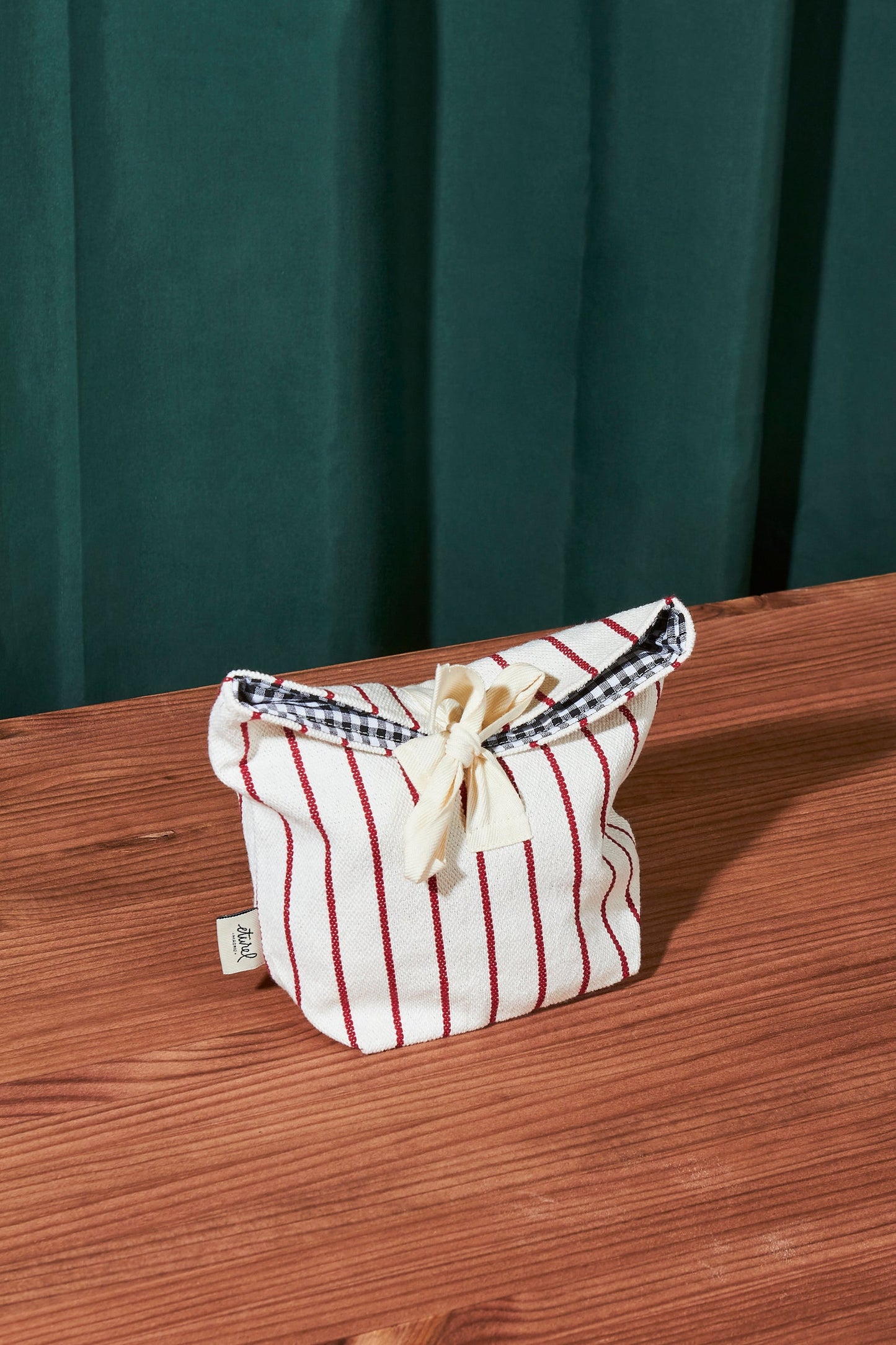 Panera pequeña loneta granate