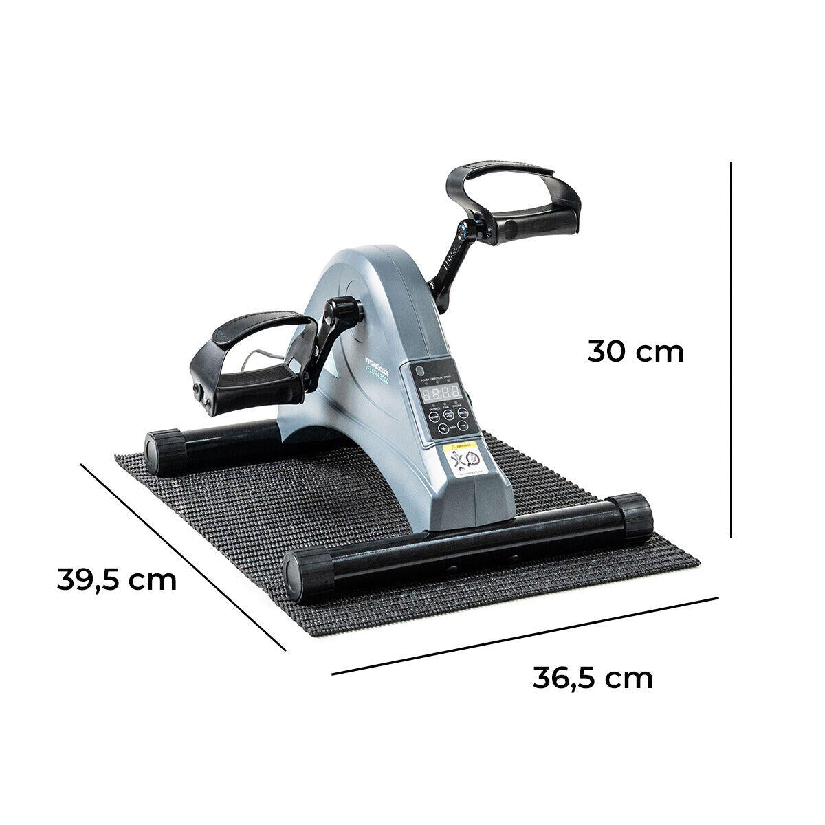 Medidas pedaleador para brazos y piernas para rehabilitación