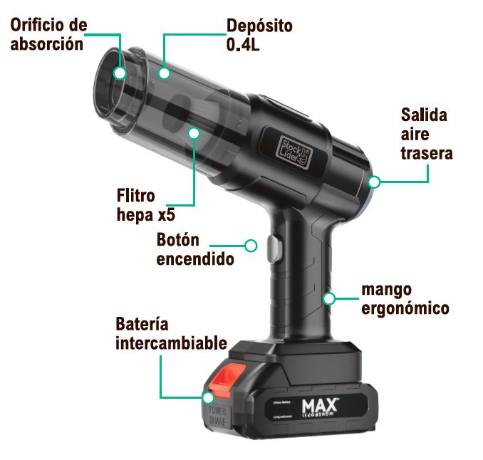 Aspiradora multifunción, máquina de limpieza
