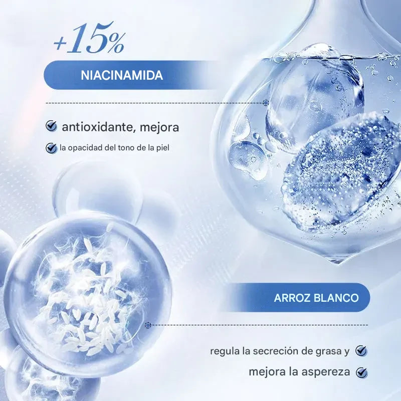 Crema Facial Hidratante Profunda – Iluminadora con Niacinamida y Arroz (50g)
