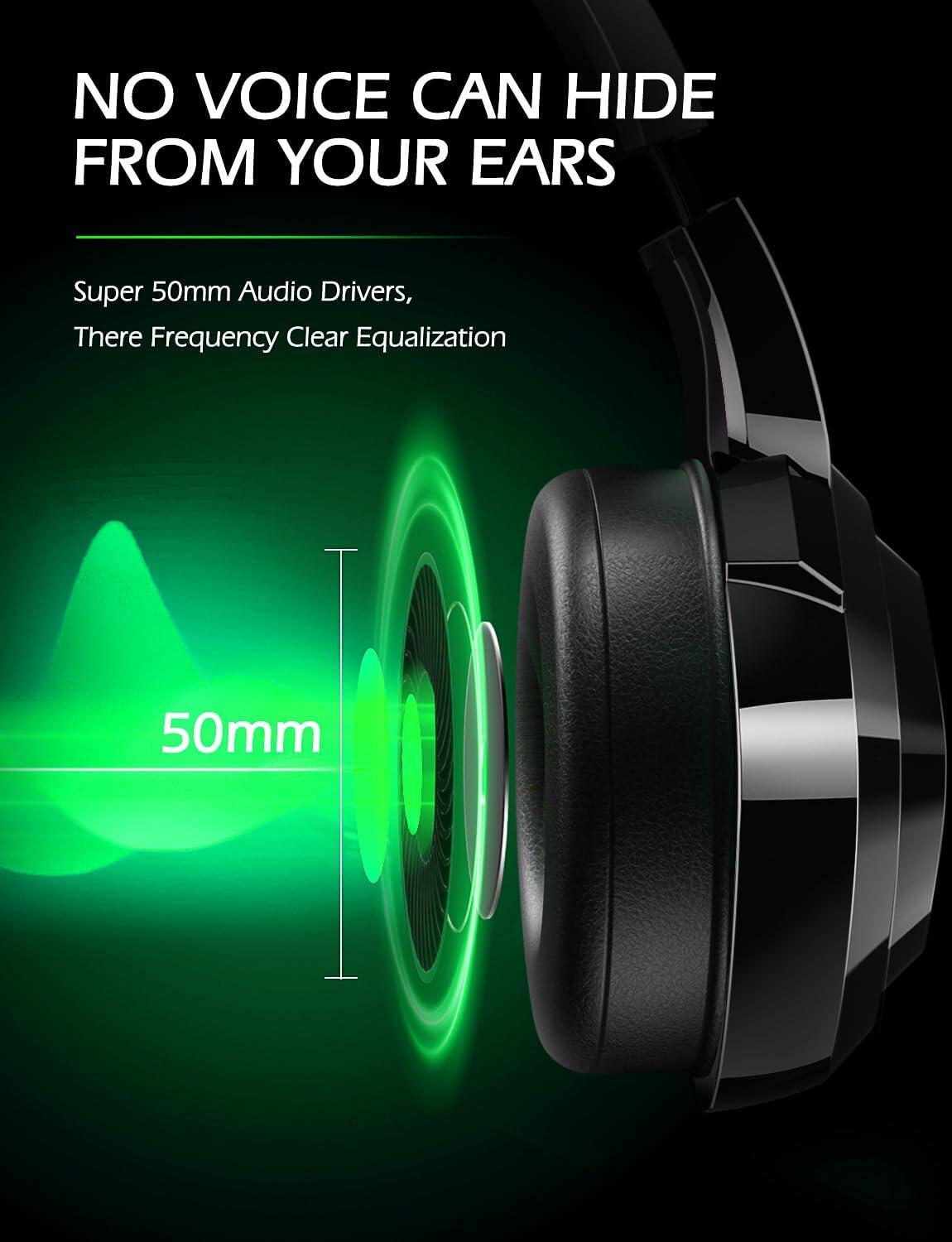 Auriculares gaming A66 resistentes con luces RGB, confort y rendimiento profesional