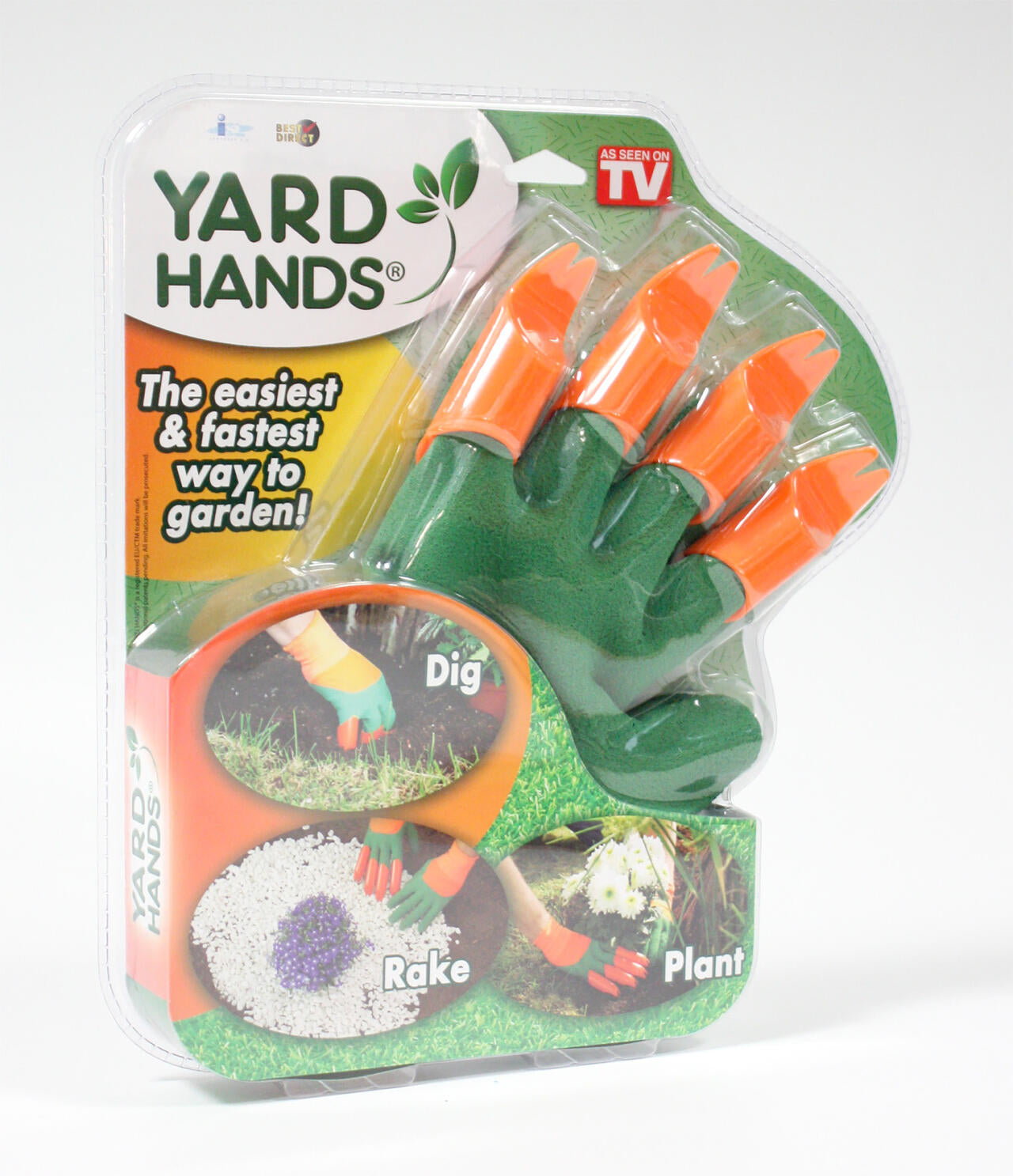 Guantes de Jardinería Impermeables con Garras YARD HANDS, ideal para cavar, plantar y rastrillar en el jardín.