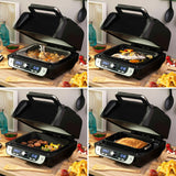 Freidora de Aire con Grill, Accesorios y Recetario InnovaGoods Fryinn 12-in-1 6000 Negro Acero 3400 W 6 L