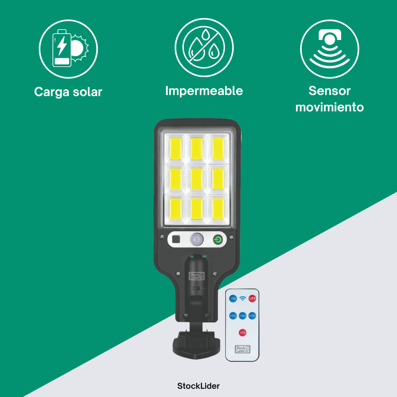 Farola solar LED