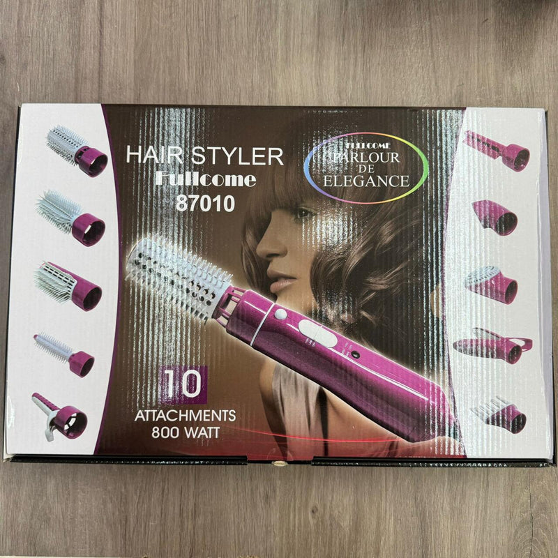 Estilizador de cabello con peines Bang, Cabello Pik y boquilla concentradora