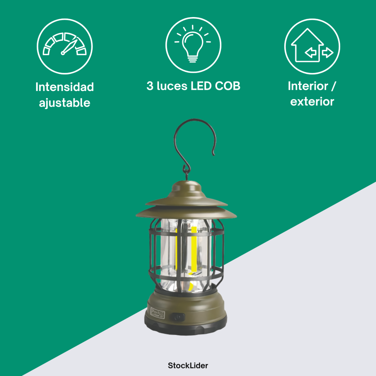 Lámpara camping LED