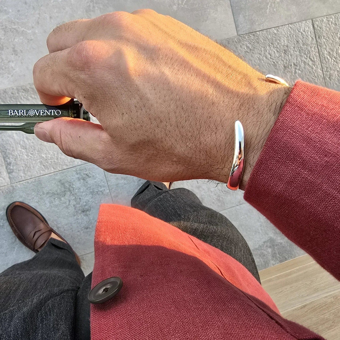 Portet · gafas de sol verdes llamativas con lentes negras UV400