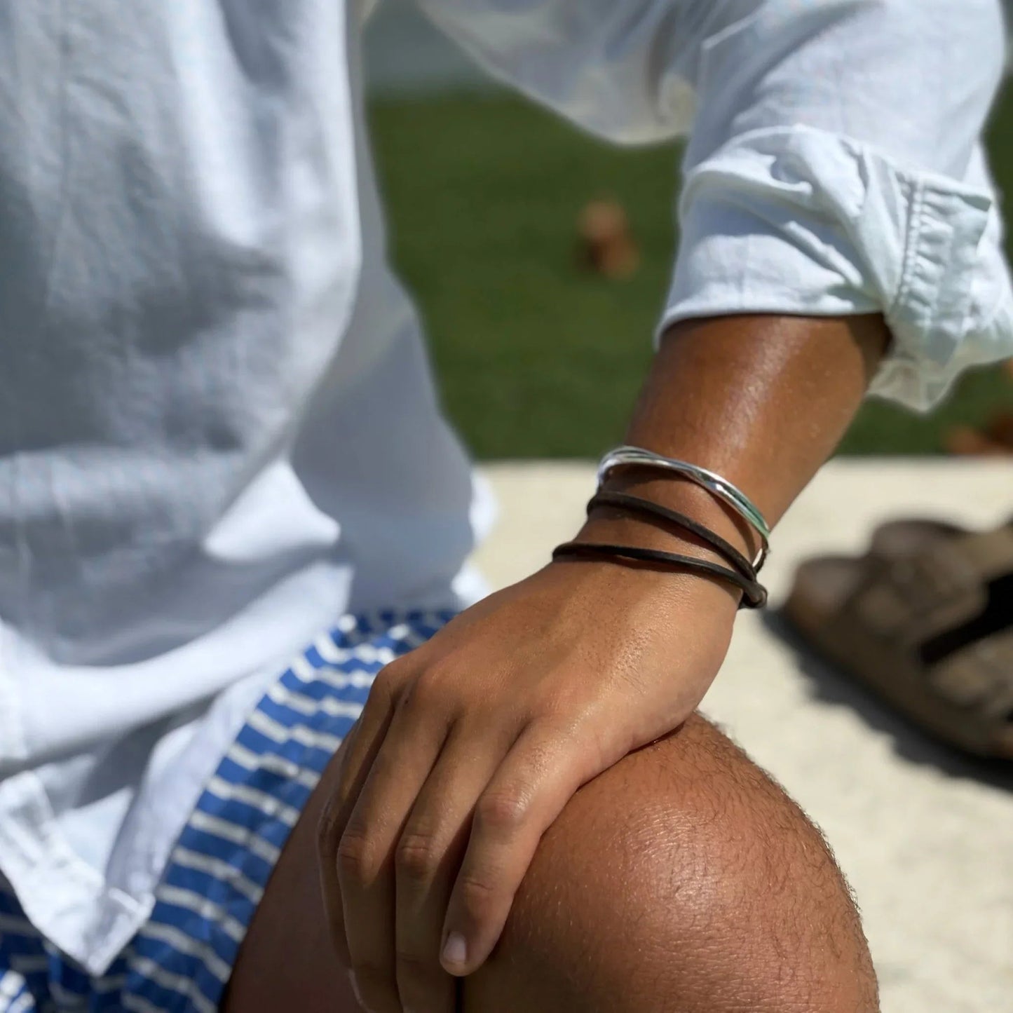 Pulsera Spica · Brazalete de aleación abierto
