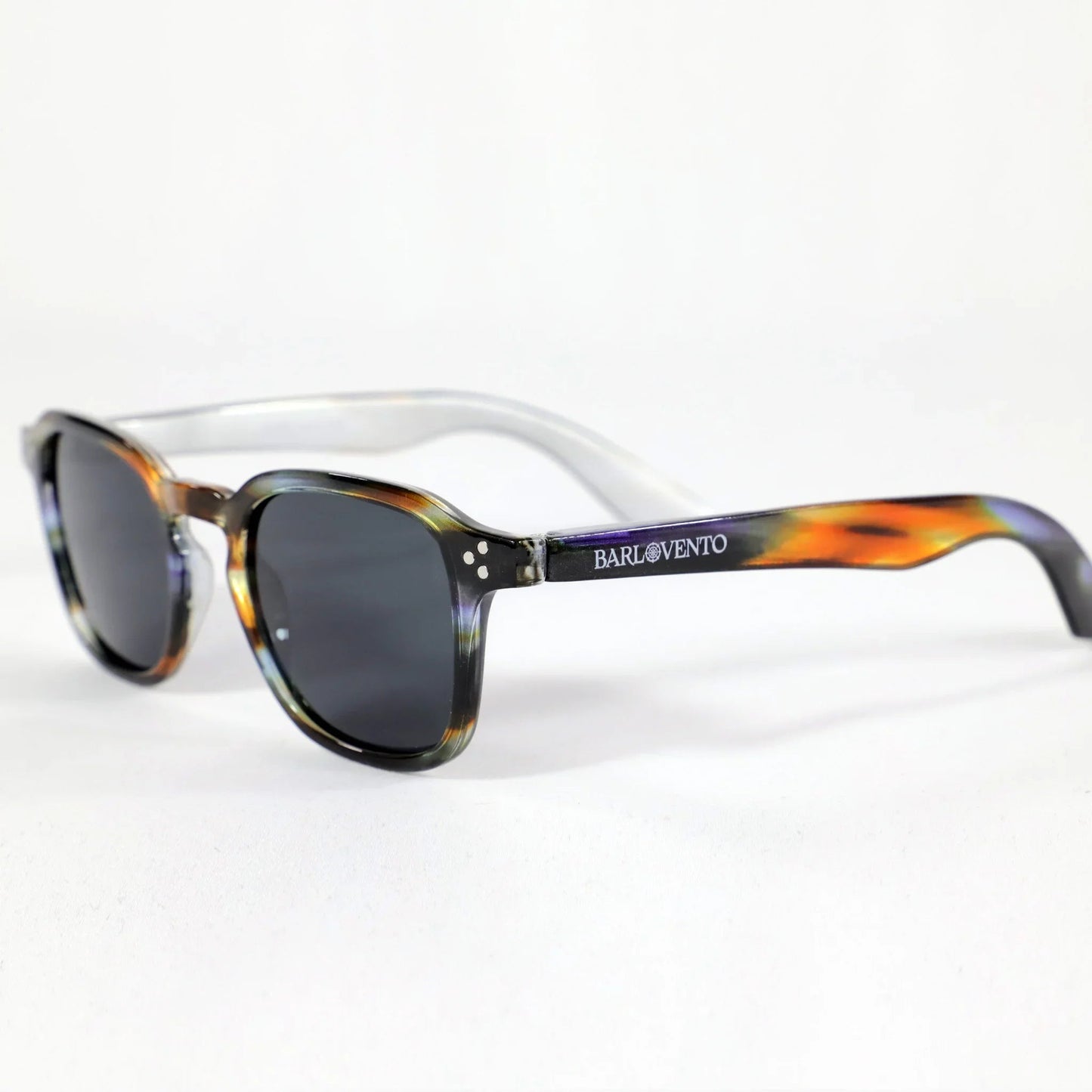 Savinosa · gafas de sol redondas marrones y cristalinas