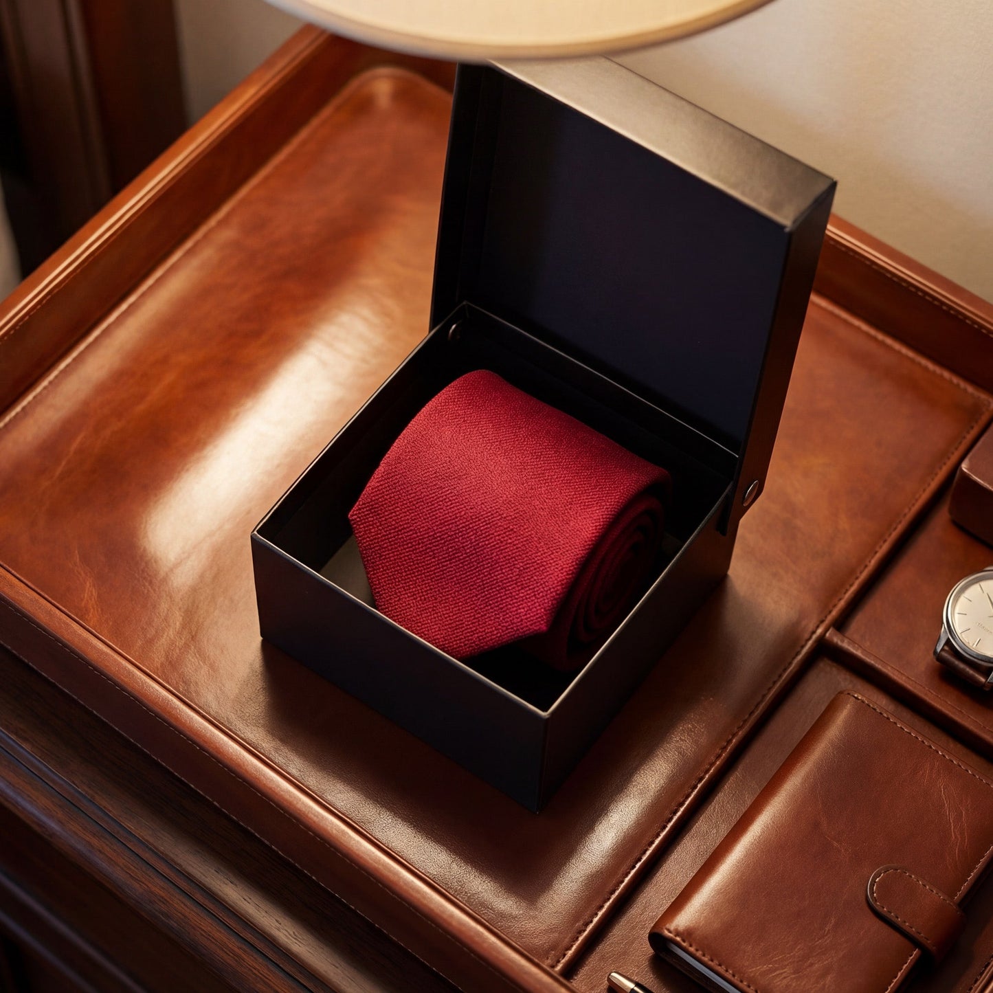 Sechura · corbata roja suave