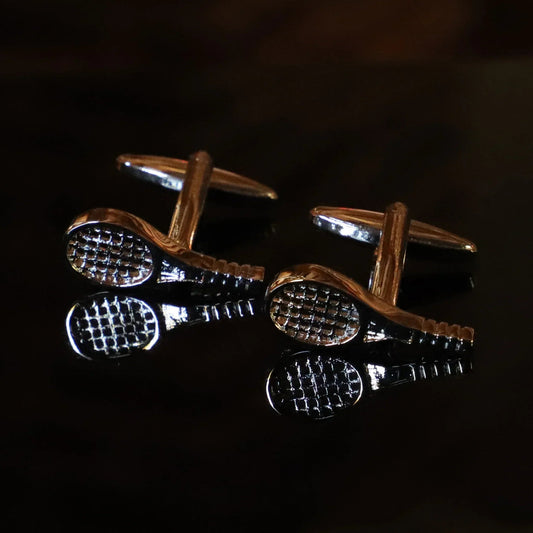 Tenis · gemelos con forma de raqueta de tenis