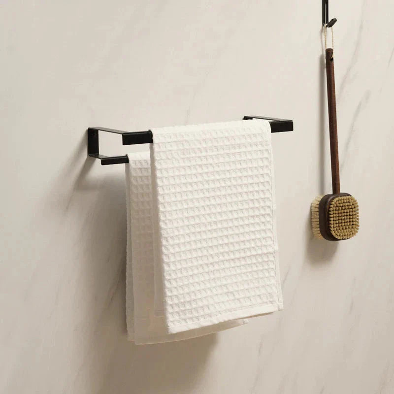Toallero de pared en acero inoxidable individual o doble